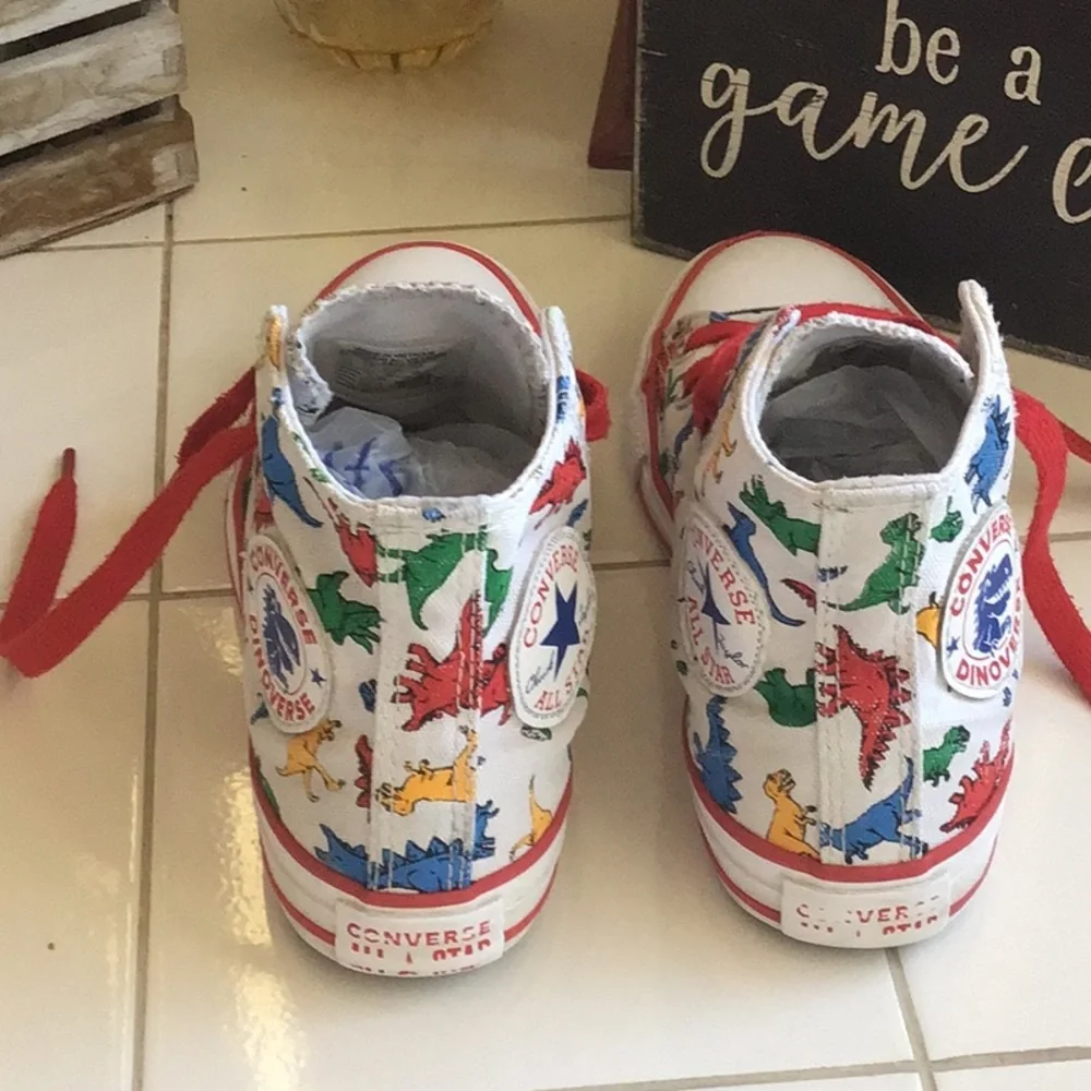 ‘Converse’ Dinoverse Lace-Up Jr Sneakers